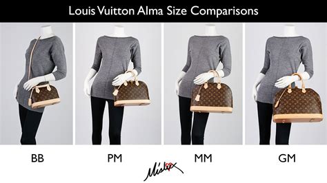 Louis Vuitton size chart mm